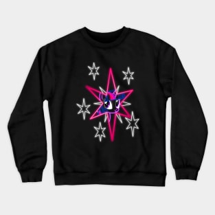 Neon Sparkle Crewneck Sweatshirt